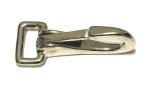 Karabinerhaken, Messing vernickelt